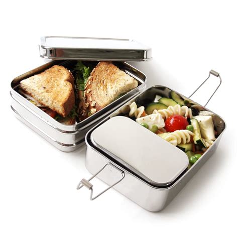 bento box stainless steel review|stainless steel bento box containers.